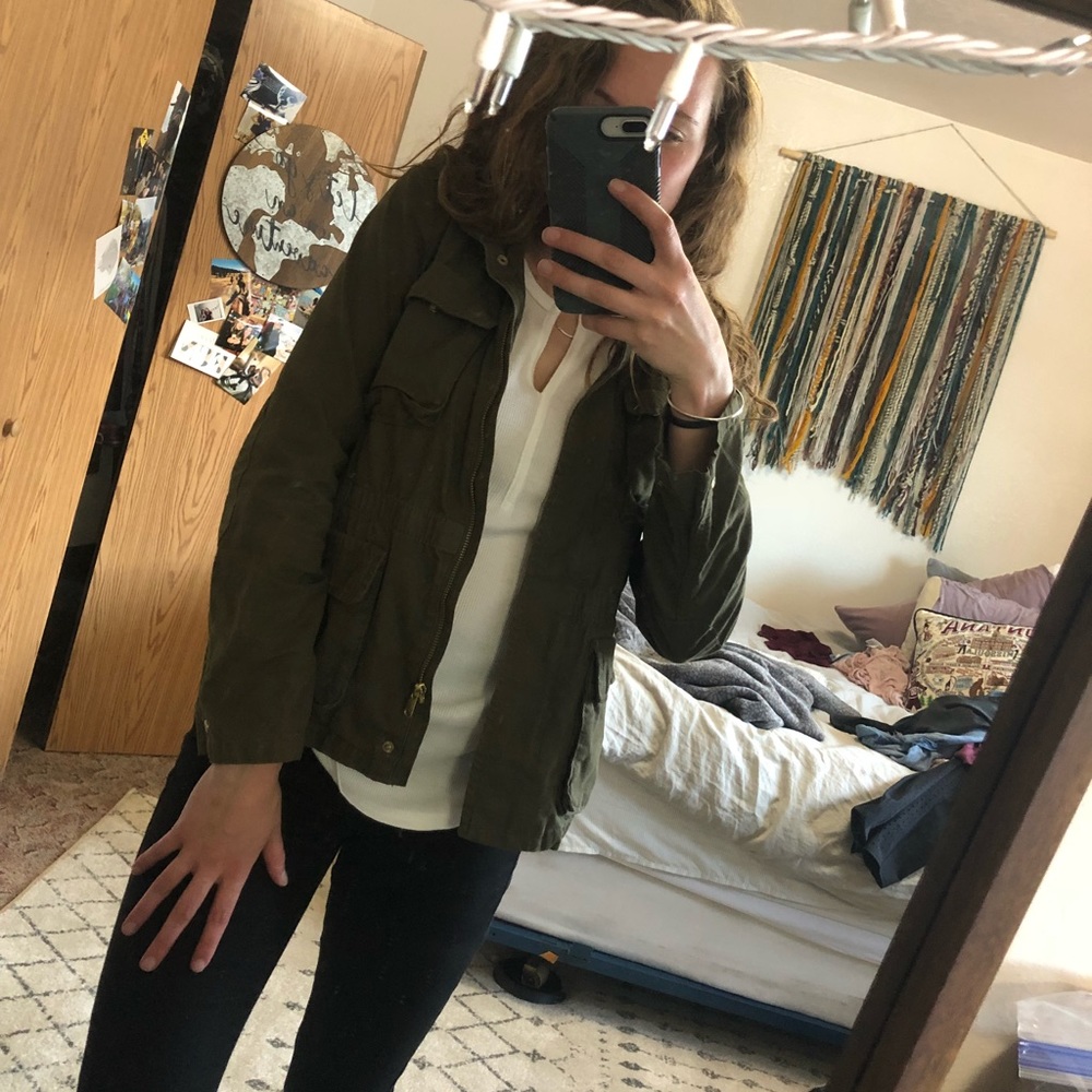 Green jacket